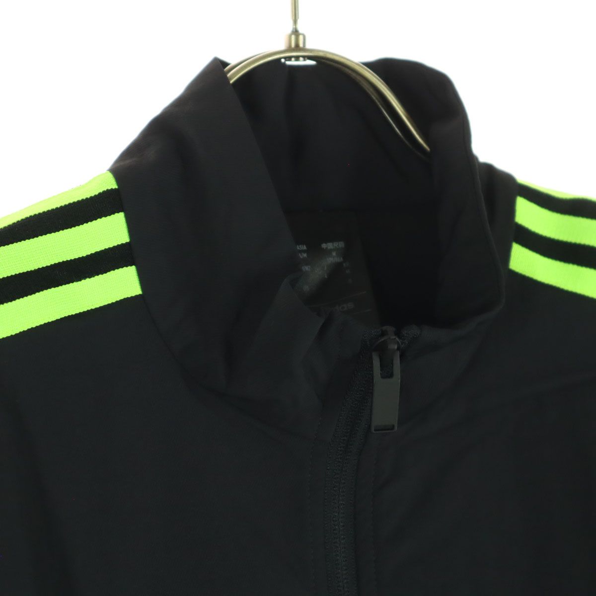 adidas アディダス バイカラー ワンポイントロゴ 長袖 ハーフジップ 