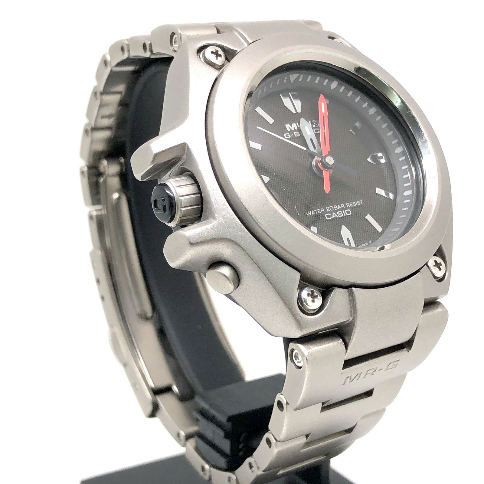 G-SHOCK ジーショック MRG-120T-1A MR-G フルメタル メタルケース チタンモデル  ELバックライト アナログ 1997年4月発売 G-SHOCK ジーショック MRG-120T-1A MR-G フルメタル メタルケース