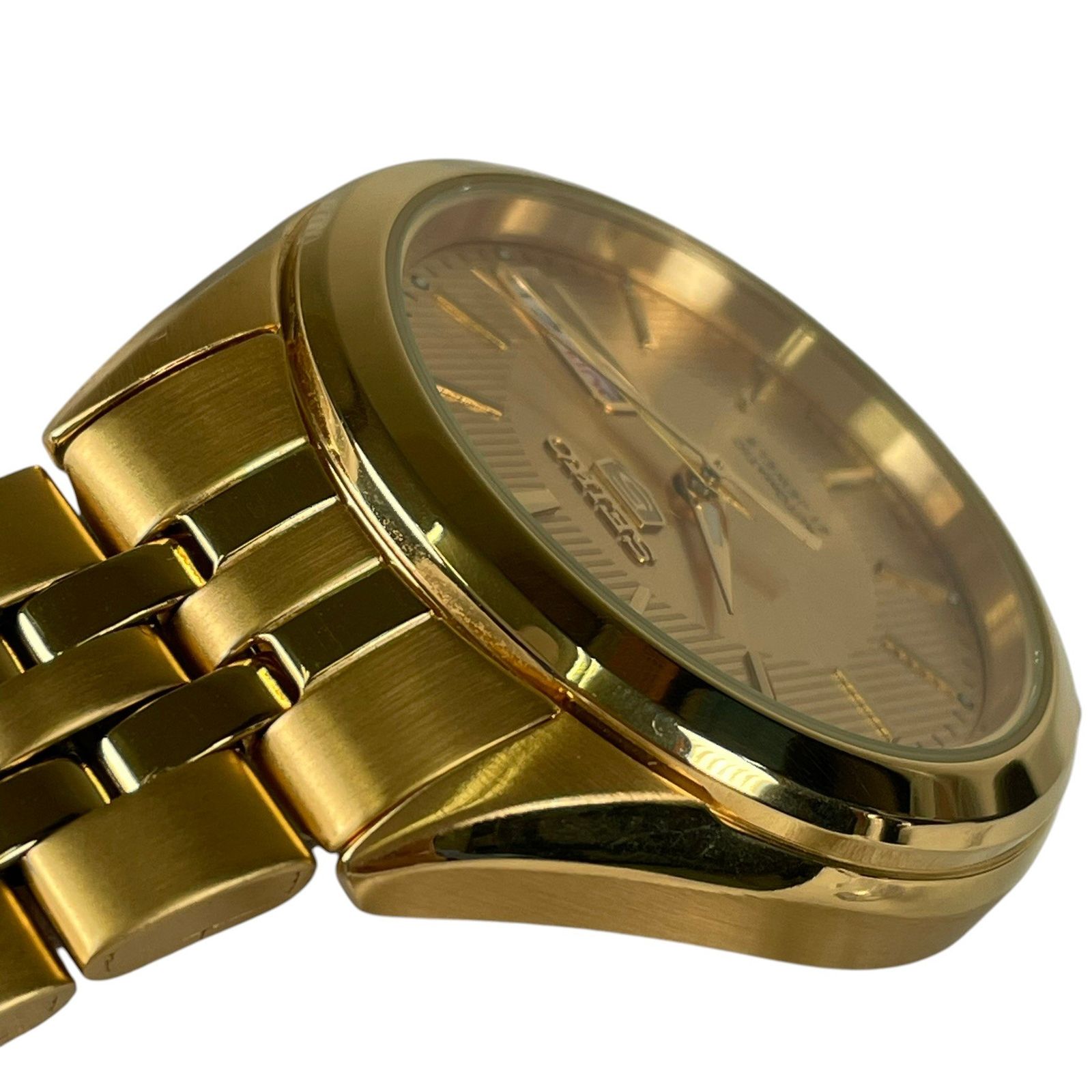SEIKO セイコー 腕時計 自動巻き SEIKO 5 セイコーファイブ ゴールド 