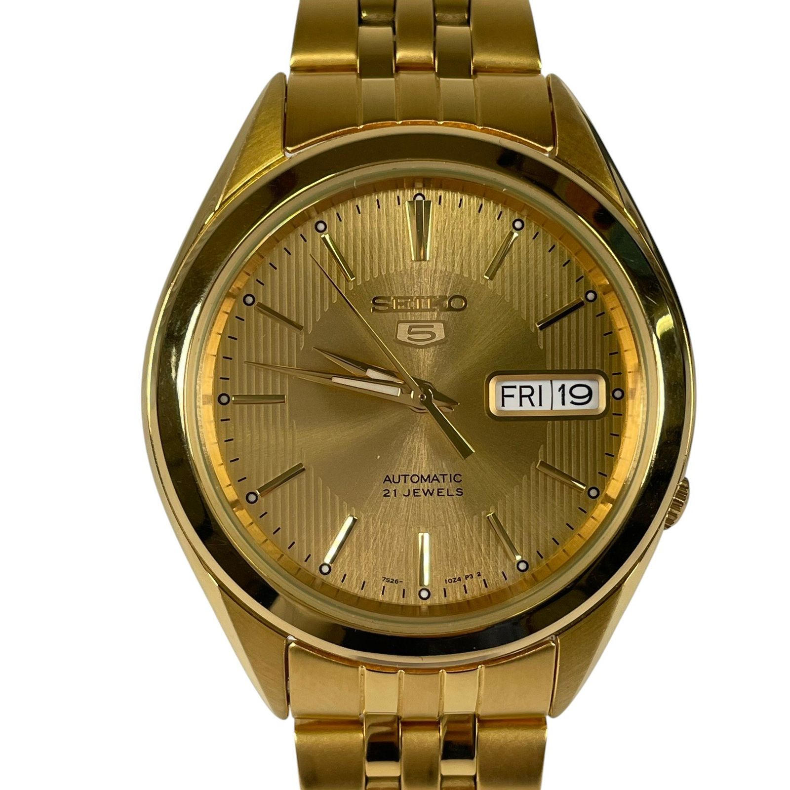SEIKO セイコー 腕時計 自動巻き SEIKO 5 セイコーファイブ ゴールド 