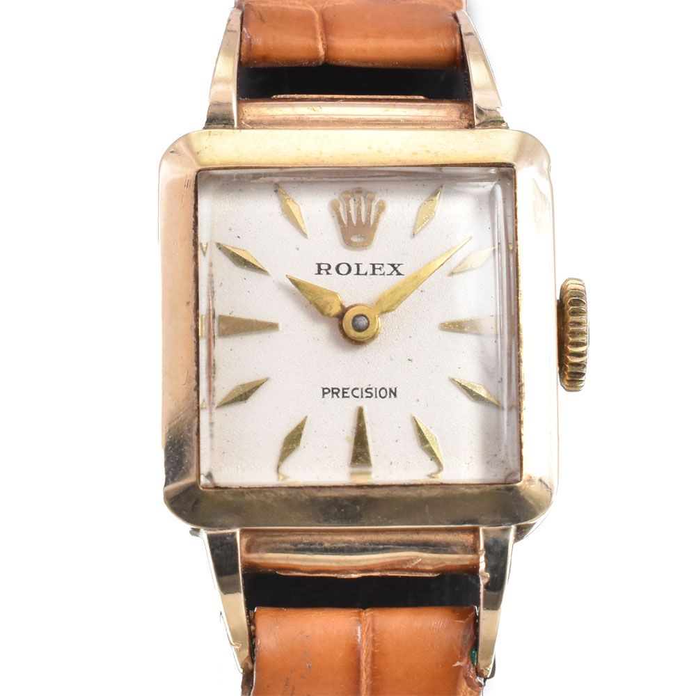 ロレックス ROLEX ヴィンテージ プレシジョン K18YG 手巻き レディース 