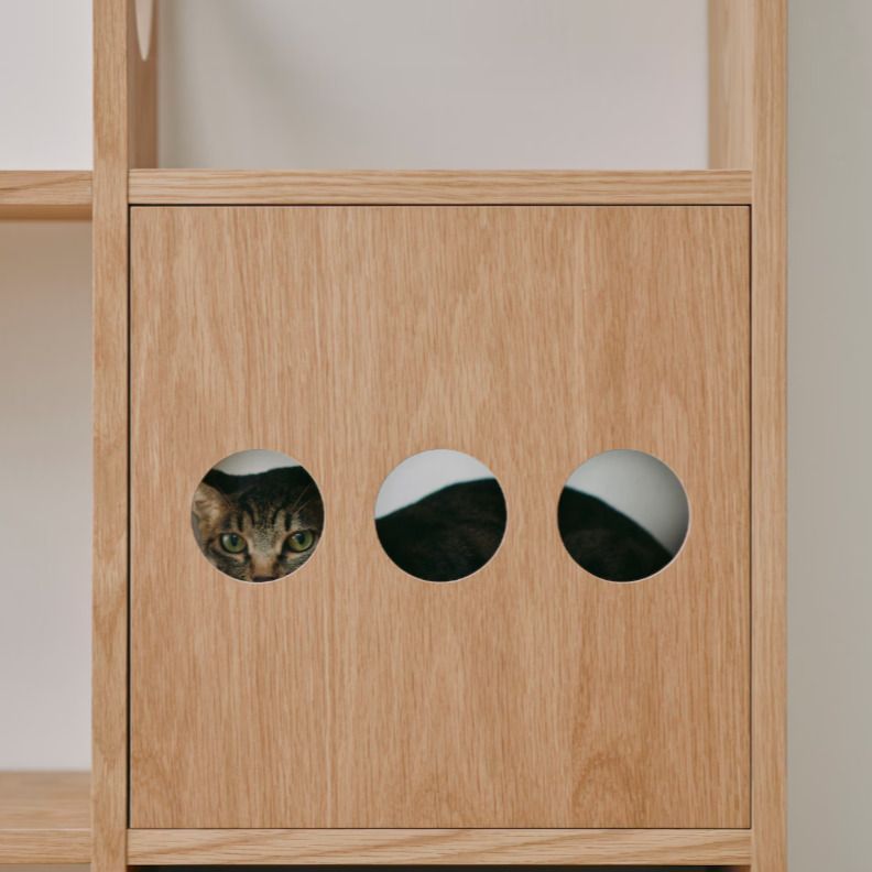 新品】無印良品 猫用 スタッキングシェルフ 木製ボード オープン 