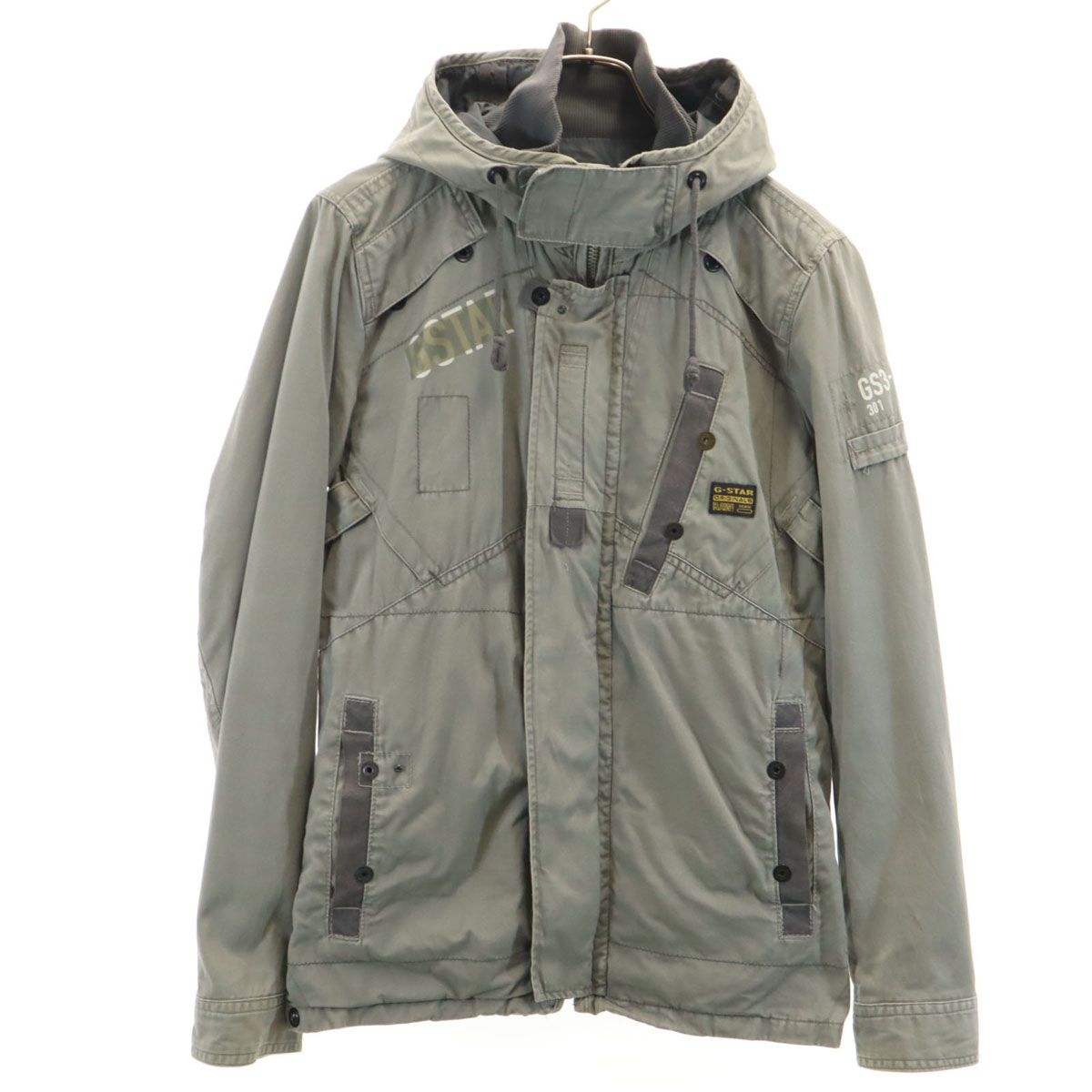 G-STAR RAW ジースターロウ ミリタリージャケット S カーキ メンズ