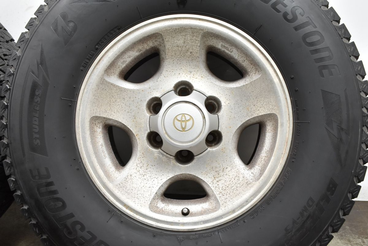 超バリ山☆BRIDGESTONE ブリザック DM-V3 275/70R16 2019年モデル☆ランクル100 80等に！4本セット 超バリ山☆BRIDGESTONE ブリザック DM-V3 275/70R16 2019年モデル
