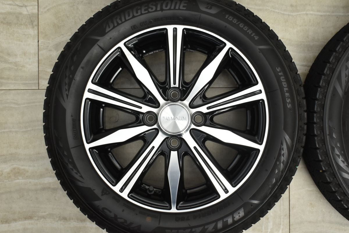 バリ溝 VRX3付】バルミナ 14in 4.5J+45 PCD100 2023年製 ブリヂストン 