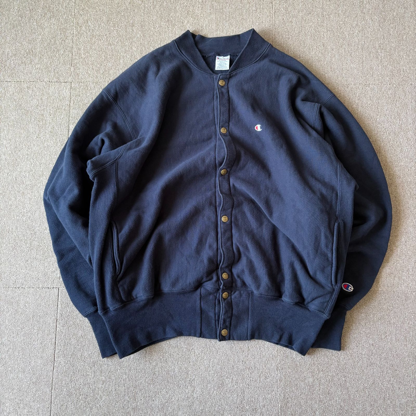90s Champion リバースウィーブ スナップカーディガン XL - メルカリ