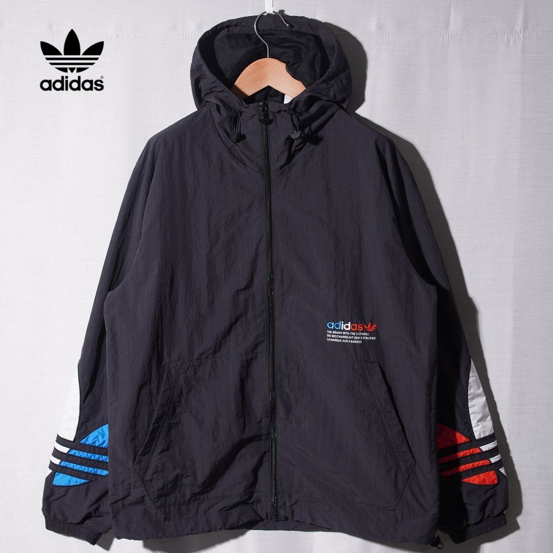 美品 アディダス オリジナルス adidas ORIGINALS ナイロンジャケット M 