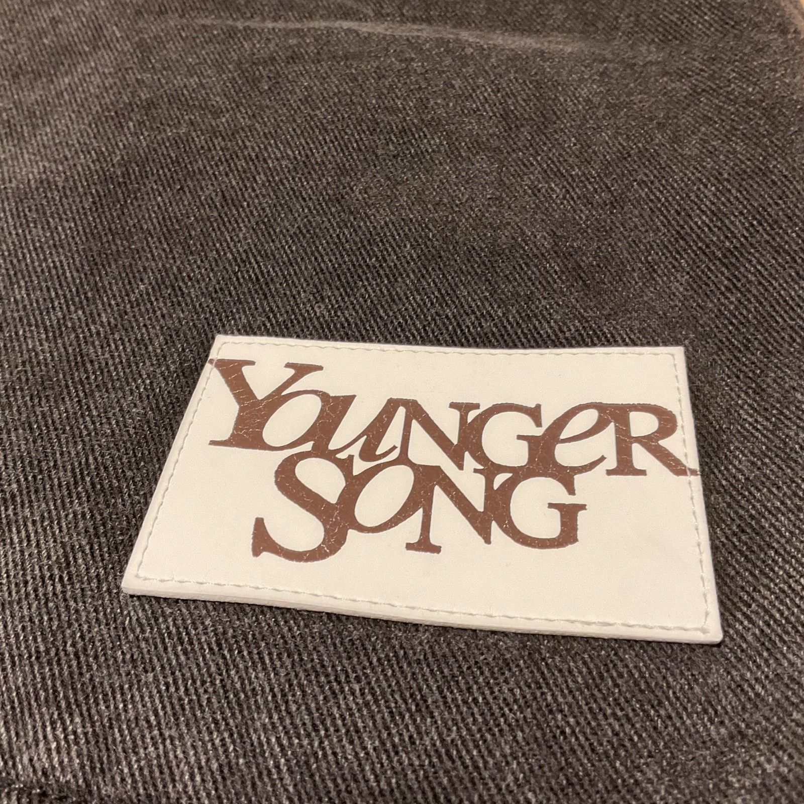 Younger Song 【ヤンガーソング】 デニム ベスト グレー ブラック L 
