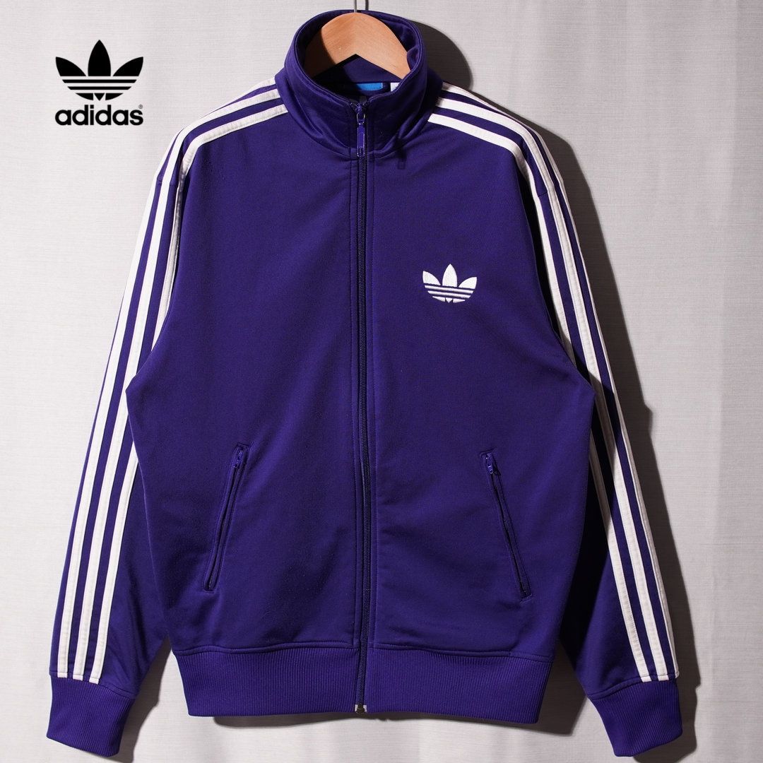 【希少】adidas トラックジャケット ファイヤーバード パープル系 M アディダス オリジナルス adidas ORIGINALS ファイヤーバード トラック