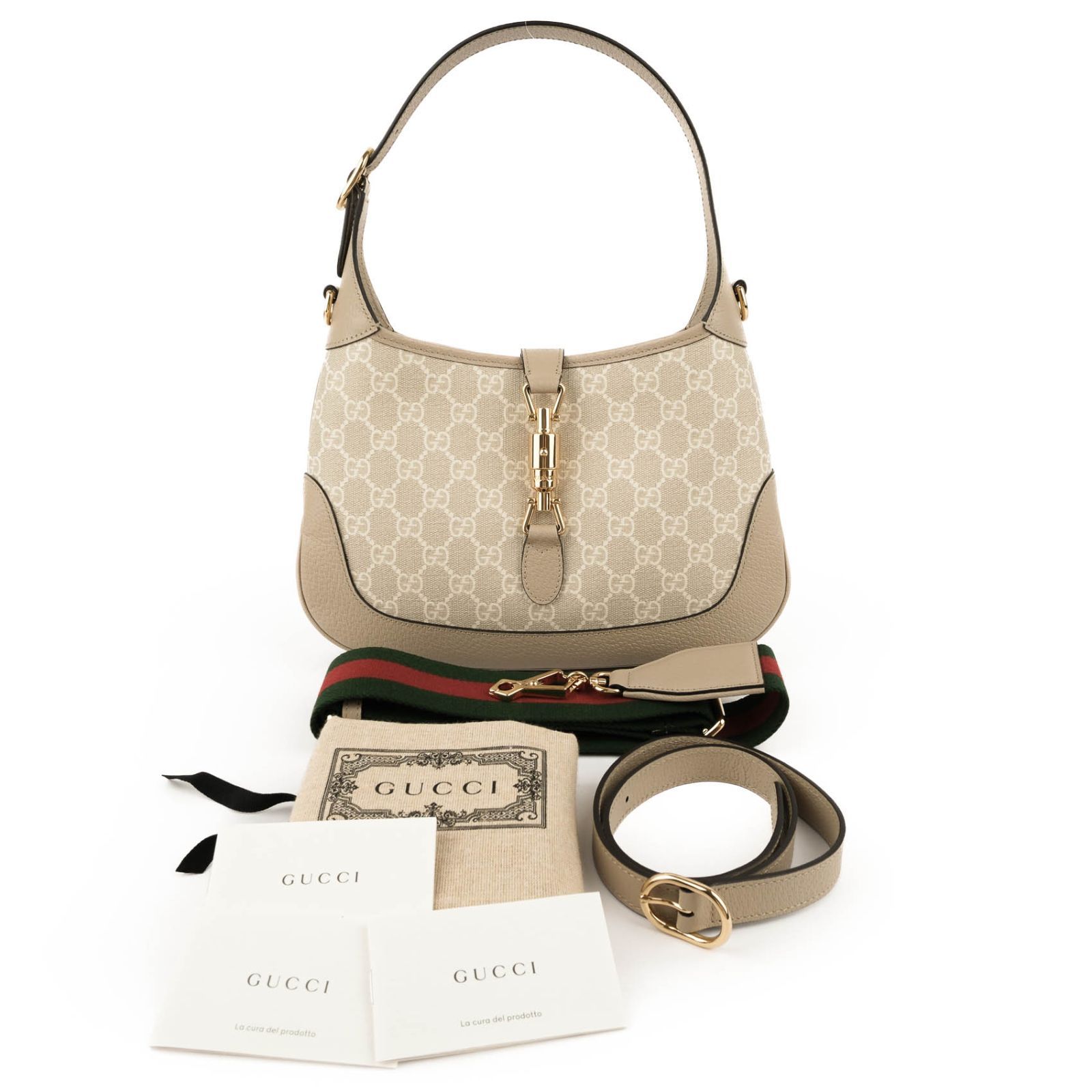 中古グッチ GUCCI ジャッキー1961 GGキャンバス キャンバス A6 1円 