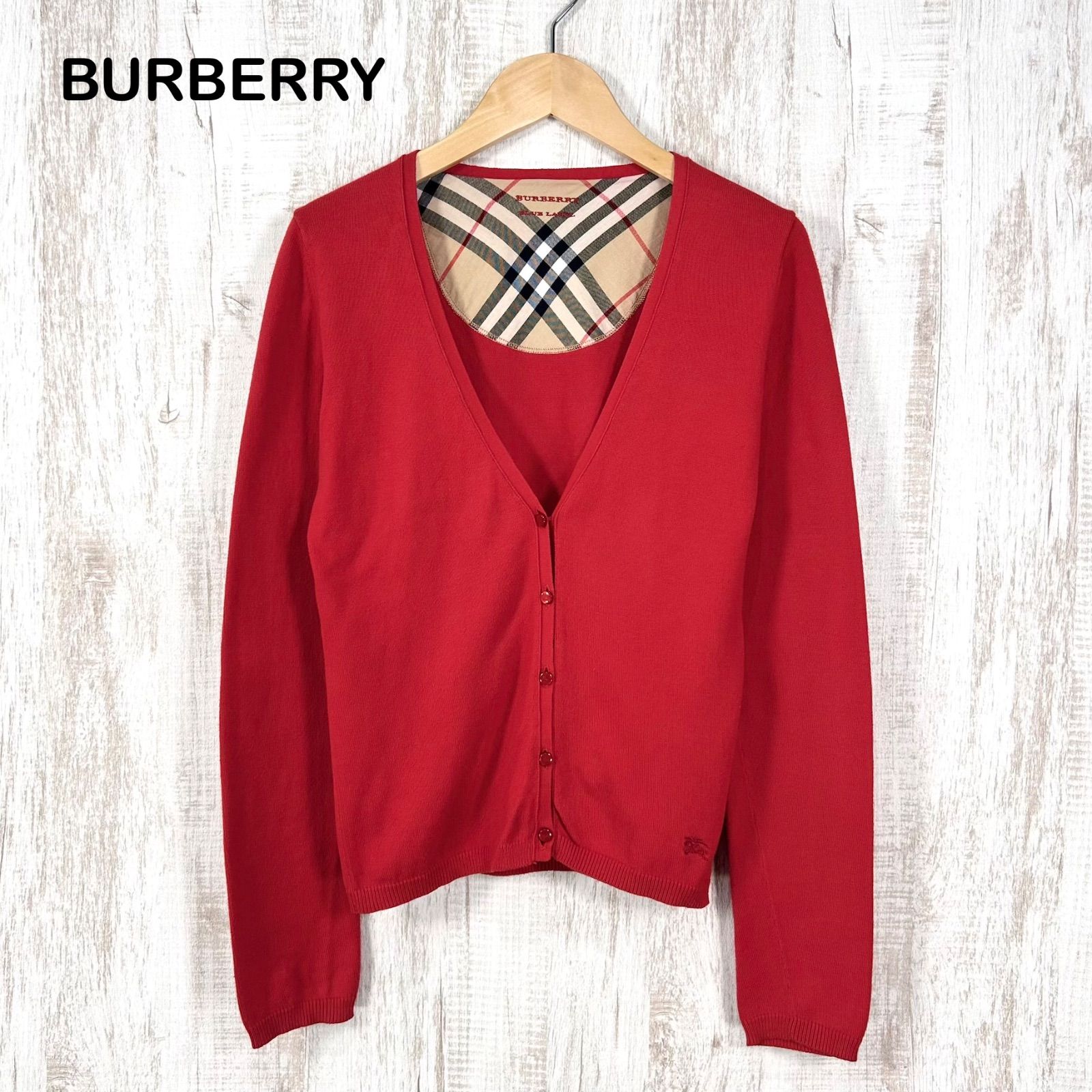 BURBERRY BLUE LABEL バーバリーブルーレーベル ホースロゴ刺繍