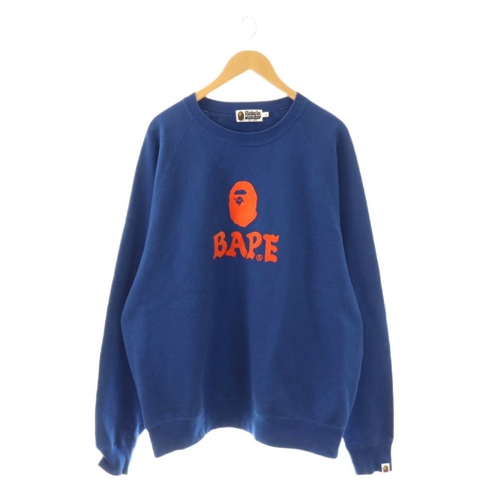 アベイシングエイプ A BATHING APE フロント ロゴ コットン スウェット 