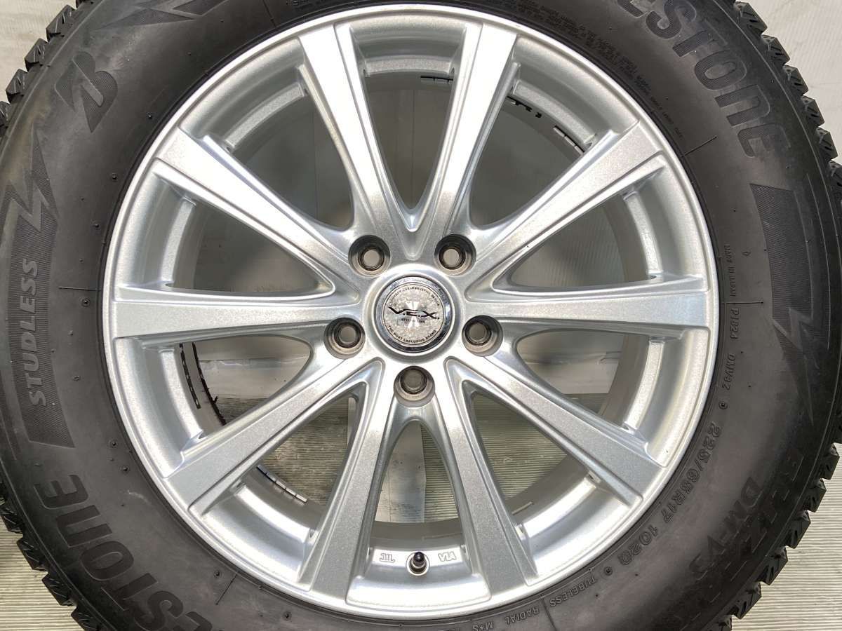 225/65R17 ブリヂストン ブリザック DM-V3 VEX 17x7.0 38 114.3-5穴 