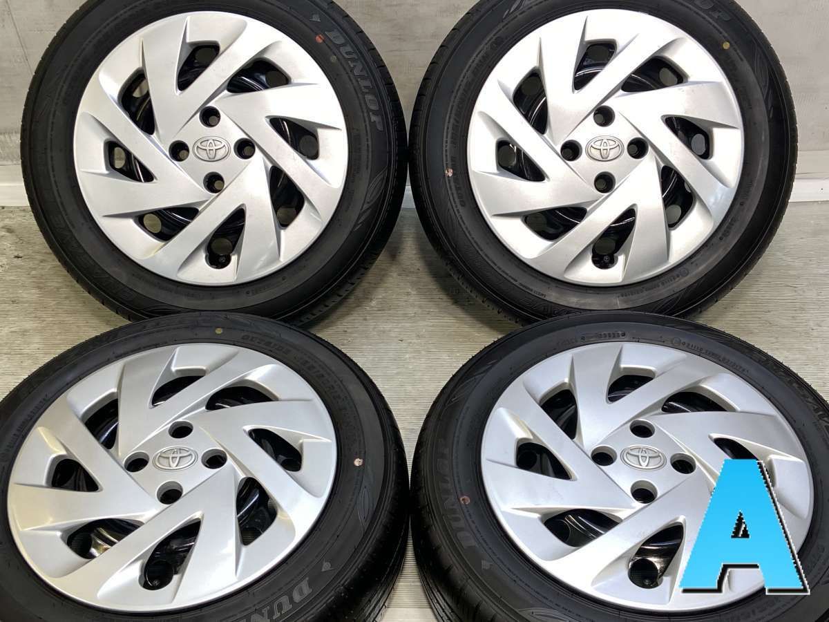 ② スズキアルミホイール＆DUNLOP ENASAVE EC300+ 4本セット ホイール付きタイヤ4本セット スズキ ランディ 純正アルミ ダンロップ