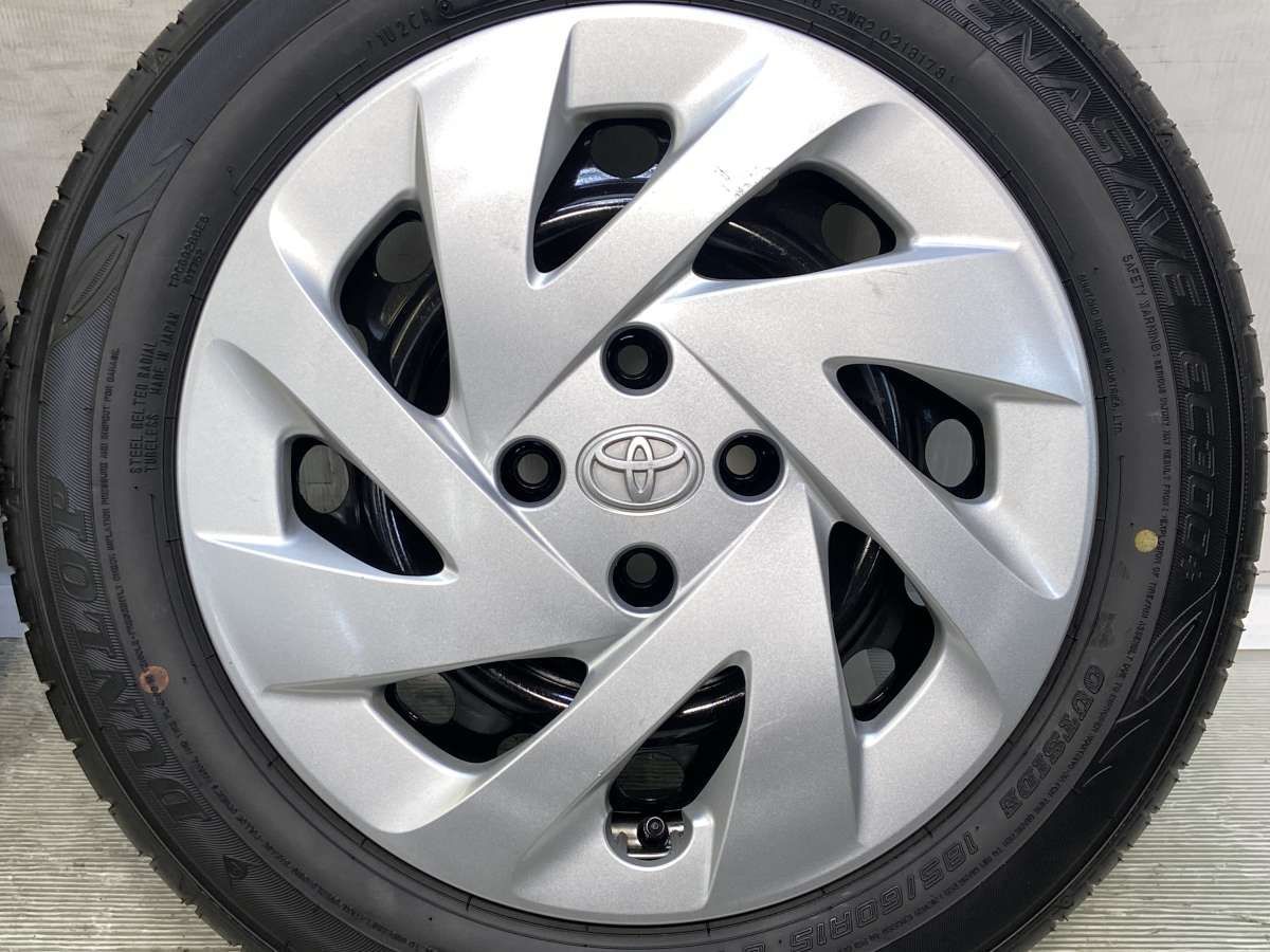 185/60R15 ダンロップ エナセーブ EC300+ トヨタ純正 S4 15x6.0 100-4 