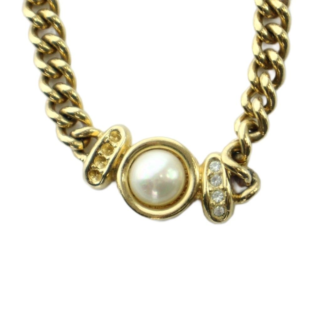 クリスチャンディオール Christian Dior ネックレス アクセサリー ロゴ