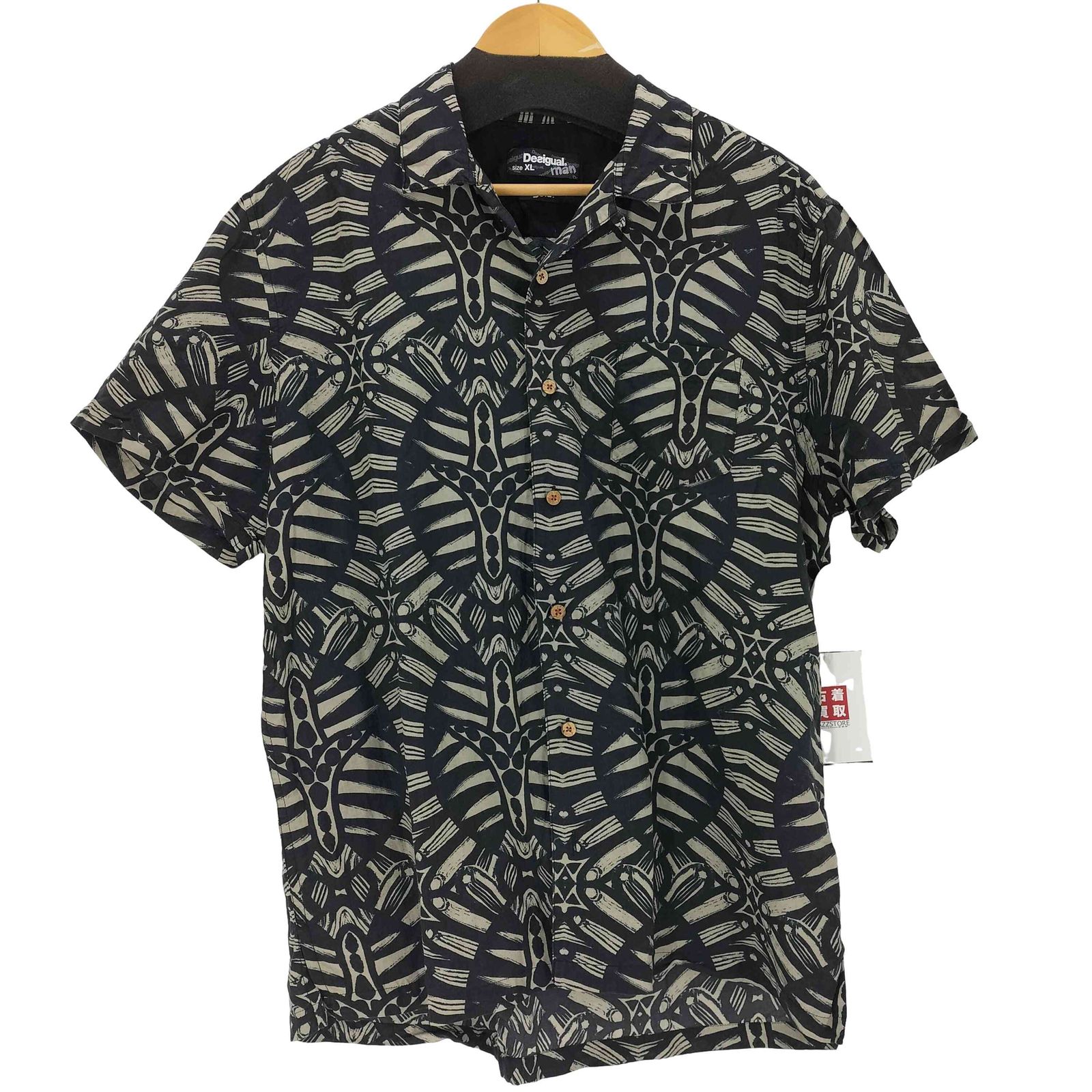 デシグアル Desigual Pagello 総柄シャツ メンズ import：XL - メルカリ