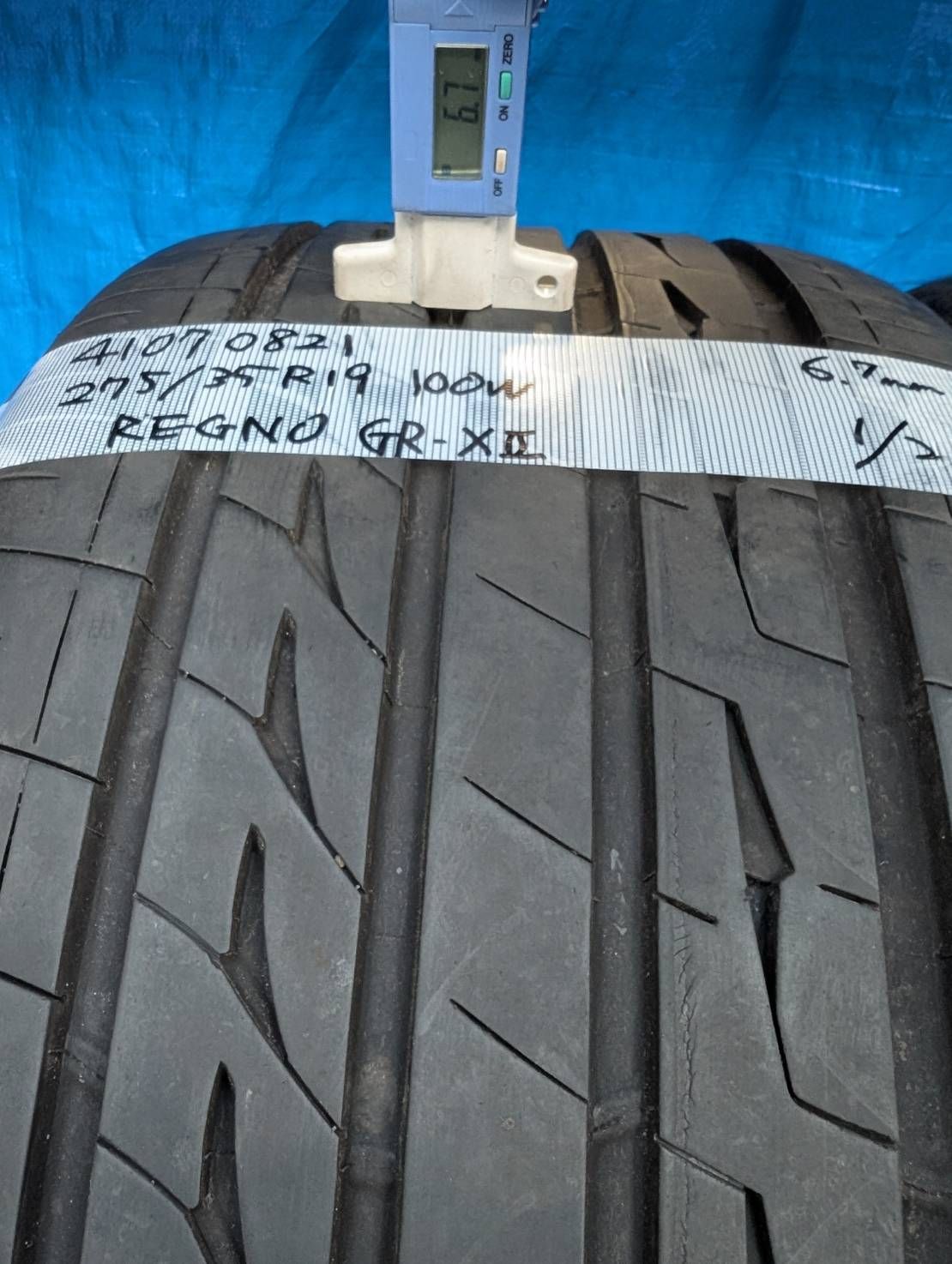 4107) 275/35R19 100W ブリヂストン REGNO GR-XⅡ 2本セット【北海道