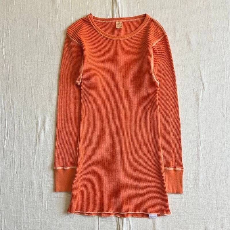 希少カラー 90～00s MORGAN MILLS モーガンミルズ L/S サーマルTシャツ 