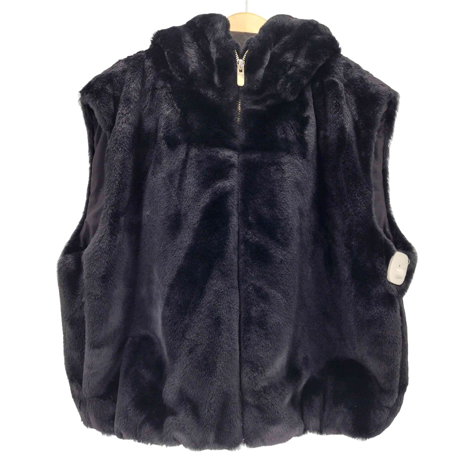 ザラ ZARA フード付き ボア ジャケット レディース import：XL - メルカリ