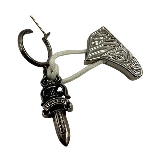 CHROME HEARTS クロムハーツ ダガー フープピアス キャッチなし CHROME HEARTS クロムハーツ ダガー フープピアス キャッチなし