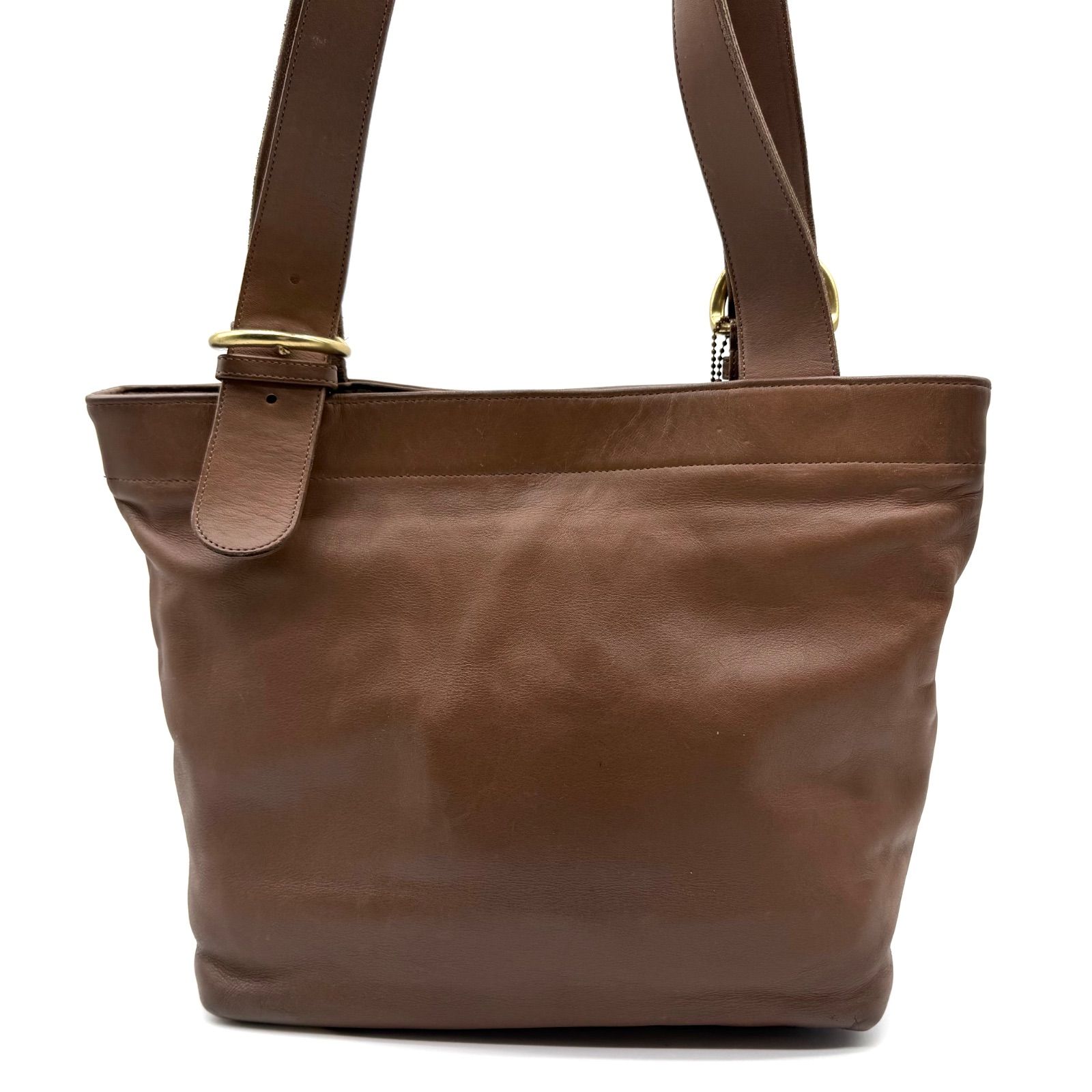 OLDCOACH y2k brown tote bag leather unisex オールドコーチ ブラウン 