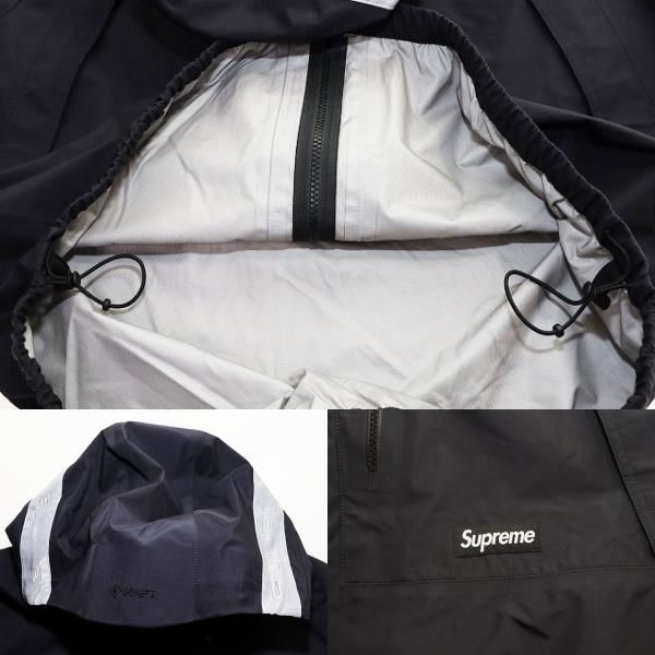 シュプリーム SUPREME 24AW GORE-TEX TAPED SEAM SHELL JACKET BLACK