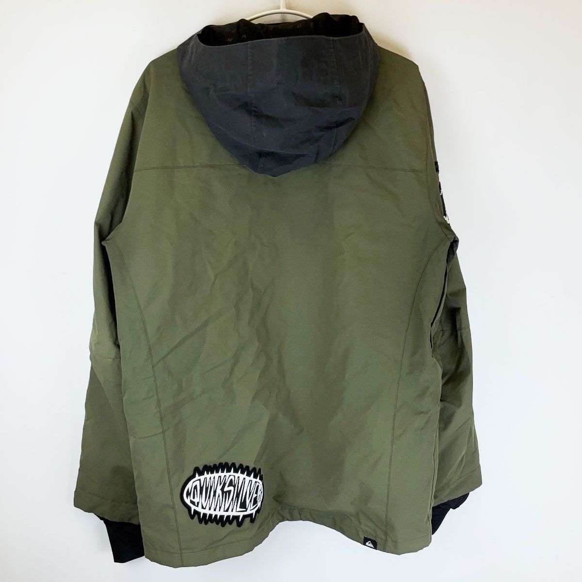 [上下セット] QUIKSILVER クイックシルバー MISSION SPECAIL ART ジャケット M カーキ /HIGH GARAGE パンツ L パンツ スノーボードウェア メンズ 上下セット] QUIKSILVER クイックシルバー MISSION SPECAIL ART