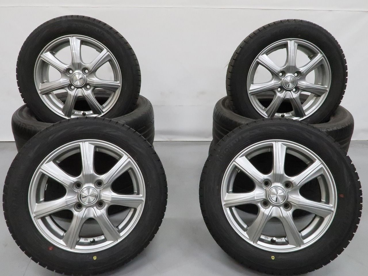 軽自動車に 4本 社外 14インチ 4.5J +45 スタッドレス バリ溝 YOKOHAMA 