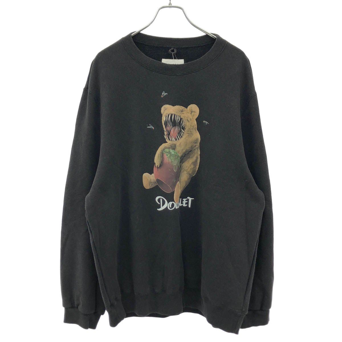 doublet ダブレット 23AW VIOLENT STUFF BEAR PRINT SWEAT SHIRT 