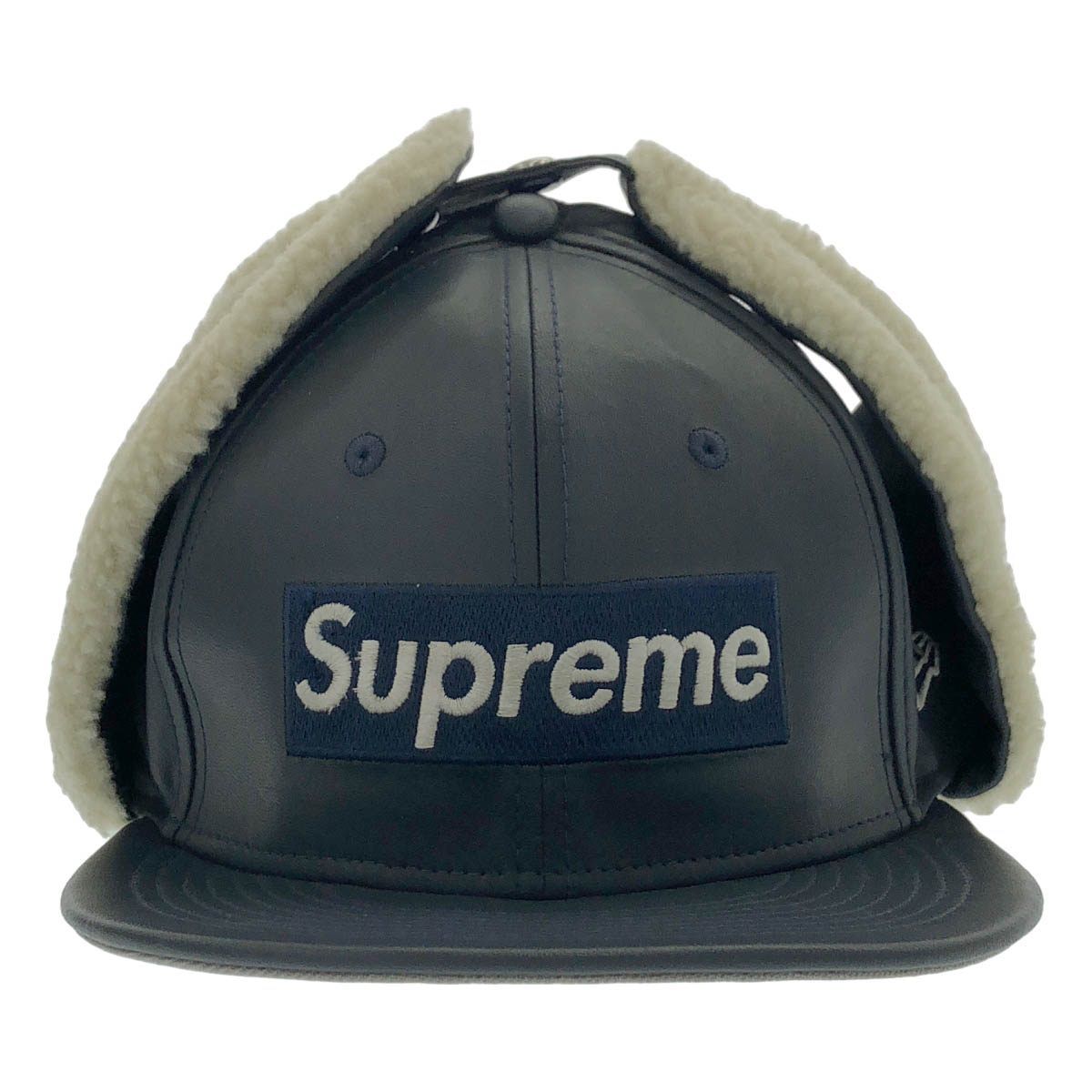 Supreme×NEWERA シュプリーム ニューエラ 22AW Earflap Box Logo 