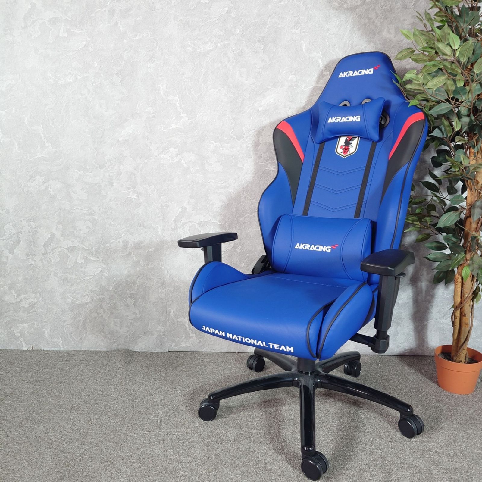 極美品 AKRacing サッカー日本代表ver ゲーミングチェア AKR-SOCCER 