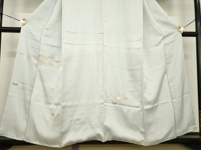 平和屋着物●訪問着　刺繍　松竹梅　金彩　正絹　逸品　AABG3705ck 平和屋着物○訪問着 刺繍 松竹梅 金彩 正絹 逸品 AABG3705ck - メルカリ