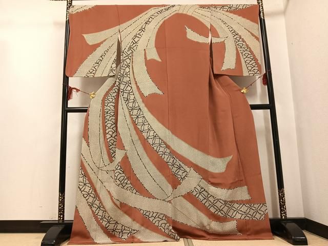 平和屋着物●訪問着　紅型　作家物　西岡都巳二　型染め　鬼しぼ縮緬　正絹　逸品　AABG7349ph 楽天市場】都巳二の通販