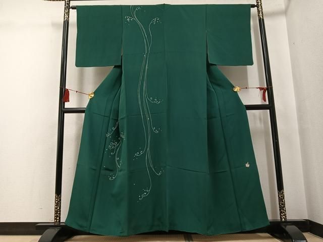 平和屋着物○世界的人形師 辻村寿三郎 ジュサブロー 訪問着 唐草文 