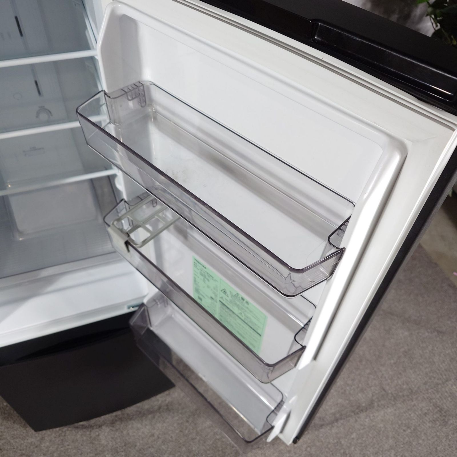 2025年製】極美品 TOSHIBA 東芝 GR-W17BS ノンフロン冷凍冷蔵庫 170L 