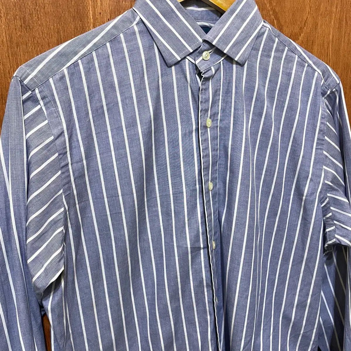 M) POLO ポロ ラルフローレン ストライプ シャツ リージェント 