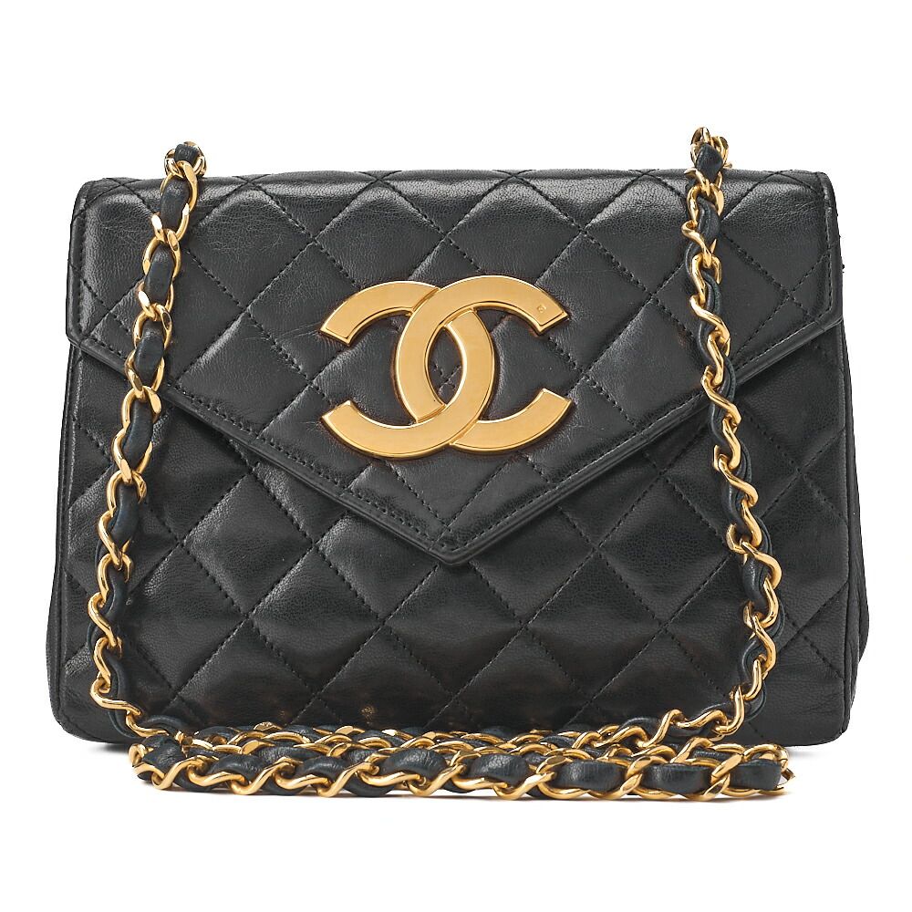 Kimi 様♡CHANEL ラムスキン デカココ　マトラッセ ショルダーバッグ CHANEL シャネル マトラッセ デカココ Vフラップ シングル プッシュ