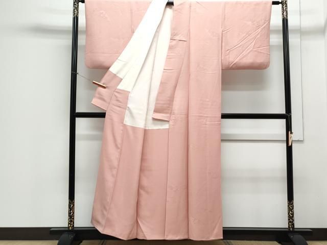 平和屋着物○上質な色無地 東雲色 正絹 逸品 AABE1850fy 正絹 逸品 未