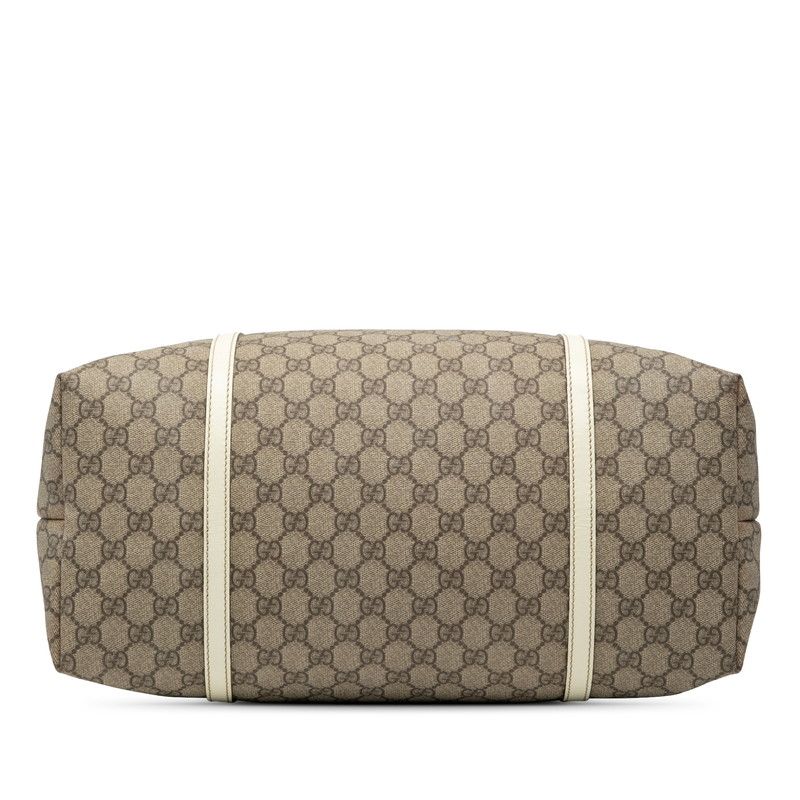 Louis Vuitton クリーム色 ハンドバッグ グッチ GGスプリーム トートバッグ 197954 ベージュ ホワイト PVC