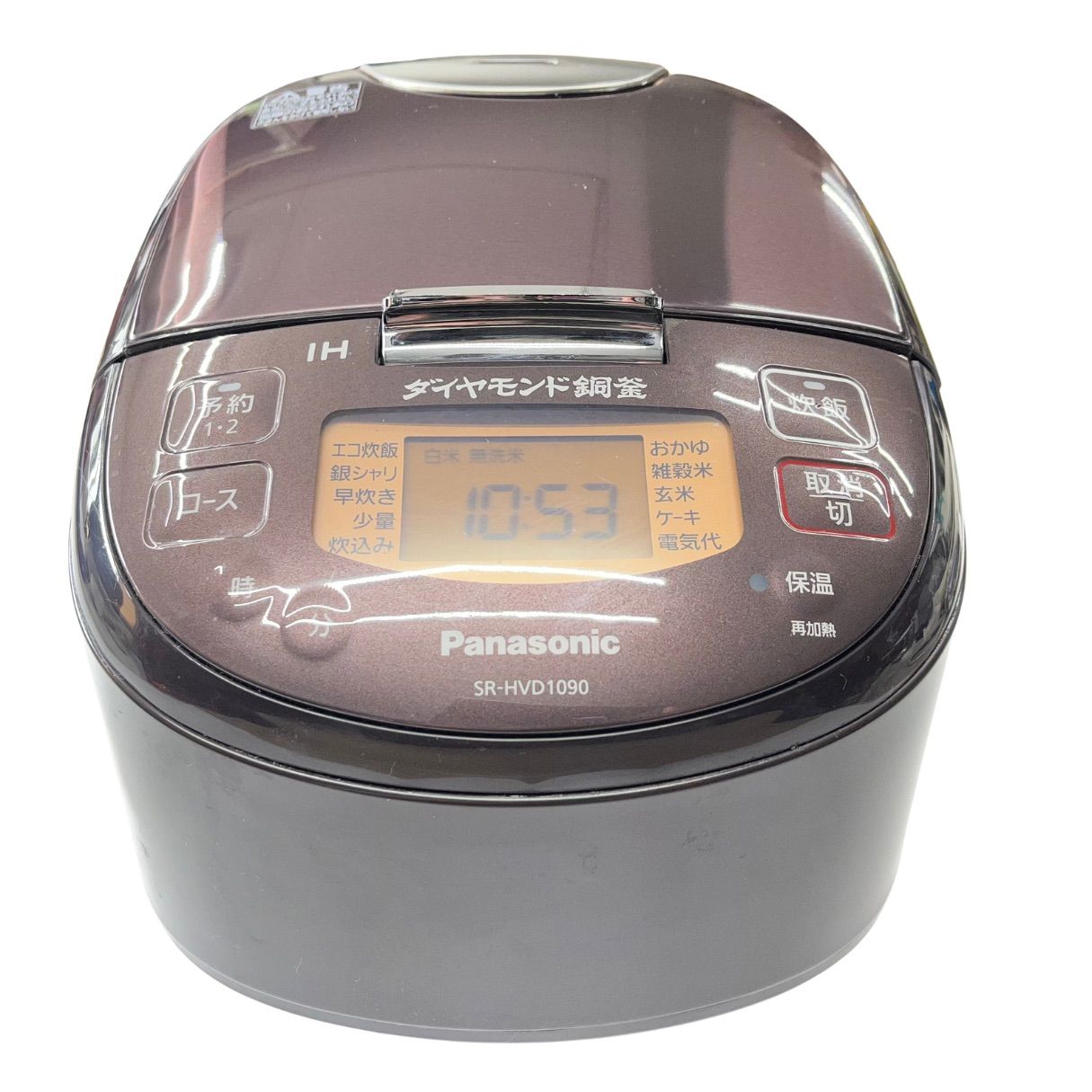 動作確認済】【中古】本体のみ パナソニック IH式 炊飯器 5.5合炊き SR