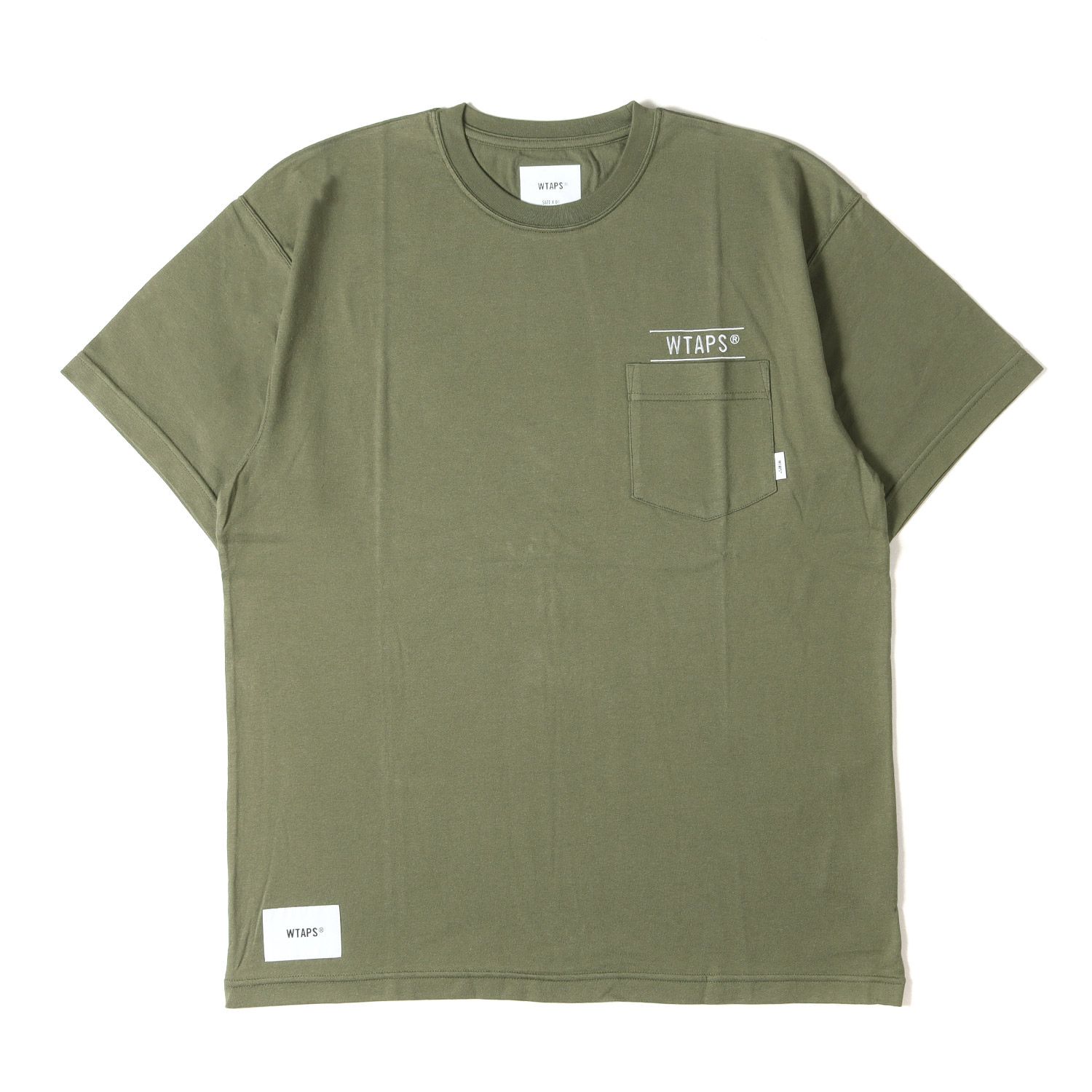 新品】WTAPS ダブルタップス Tシャツ オリーブドラブ サイズ:S | 23SS 