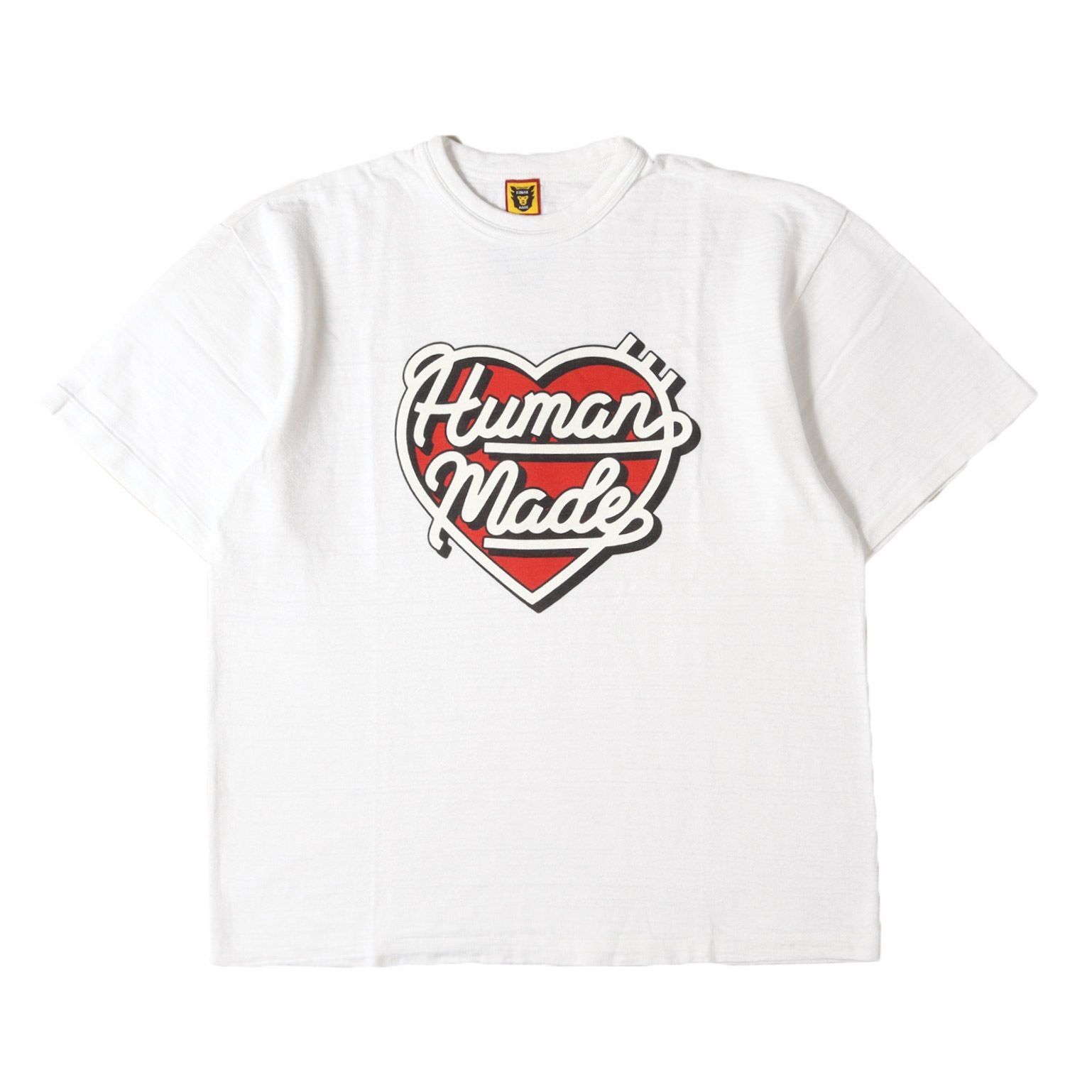 美品】HUMAN MADE ヒューマンメイド Tシャツ ホワイト 白 サイズ:L 