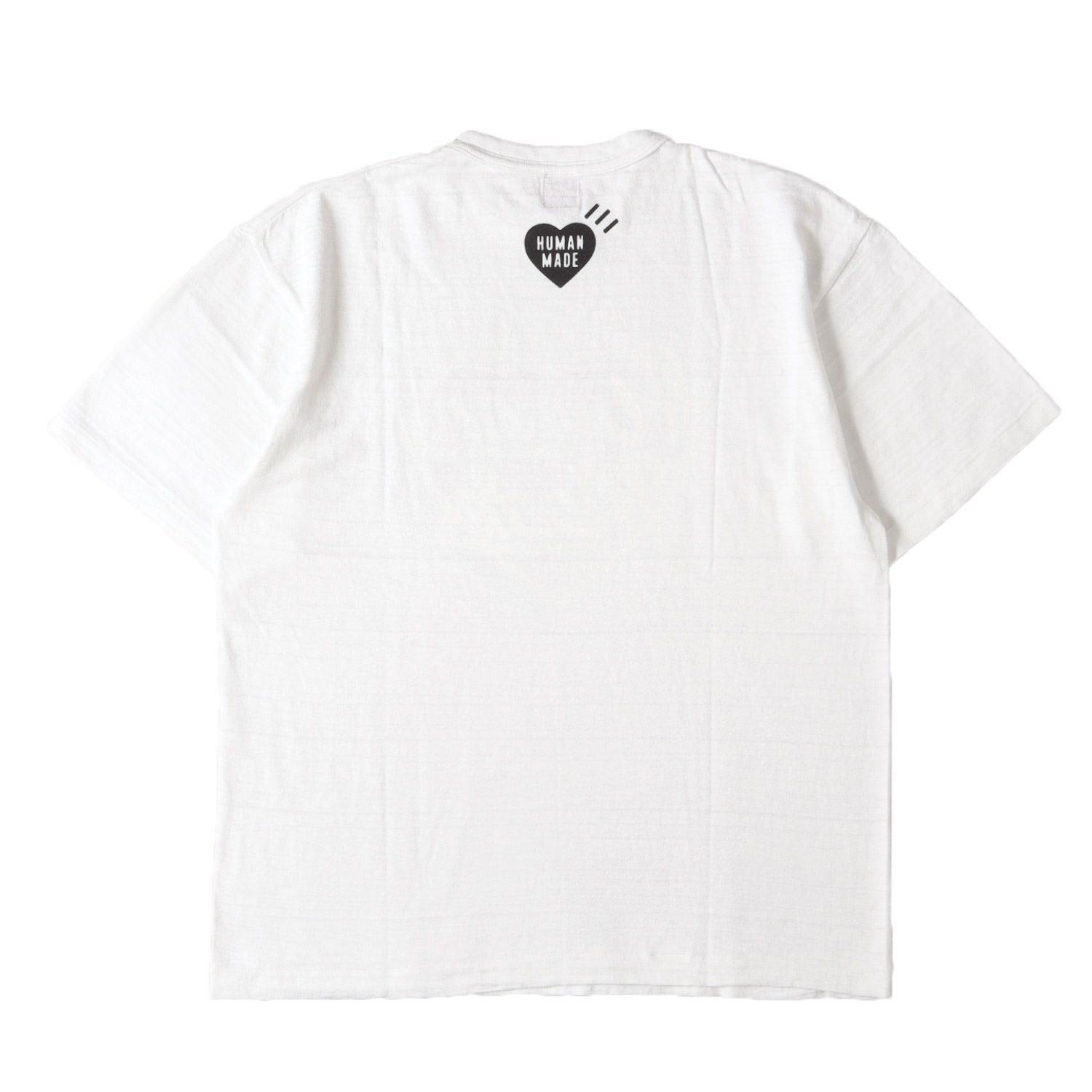 美品】HUMAN MADE ヒューマンメイド Tシャツ ホワイト 白 サイズ:L 