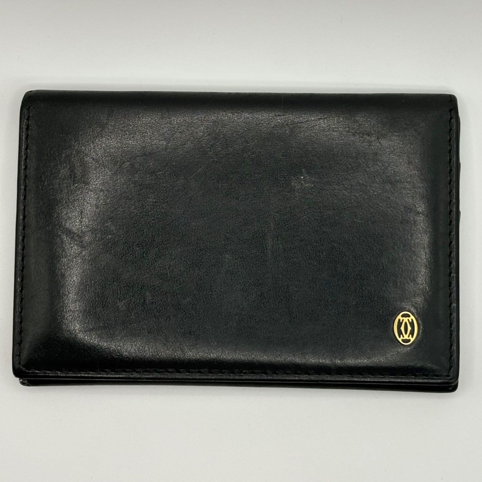 Cartier レザーカバー付きメモ台紙 黒 【公式通販】