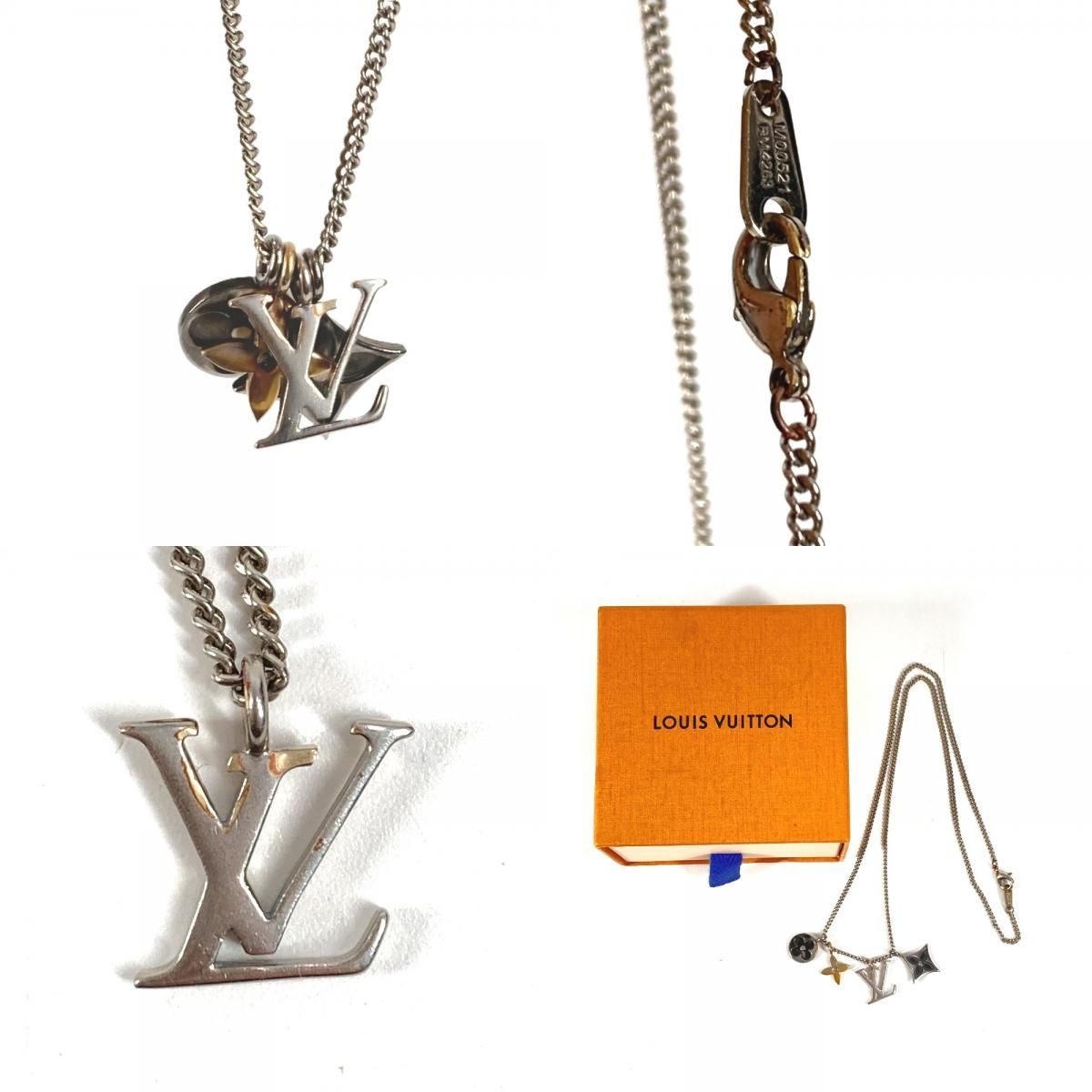LOUIS VUITTON ルイヴィトン ネックレス ペンダント LV 