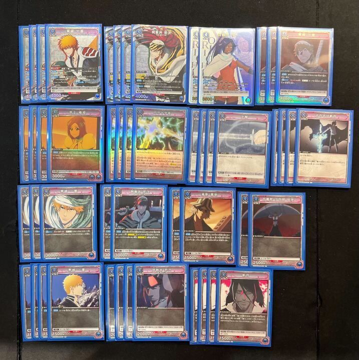 ユニオンアリーナ　BLEACH 紫　フルパラ　デッキ　一護　ルキア　恋次 ユニオンアリーナ BLEACH 紫 フルパラ デッキ 一護 ルキア 恋次 【公式