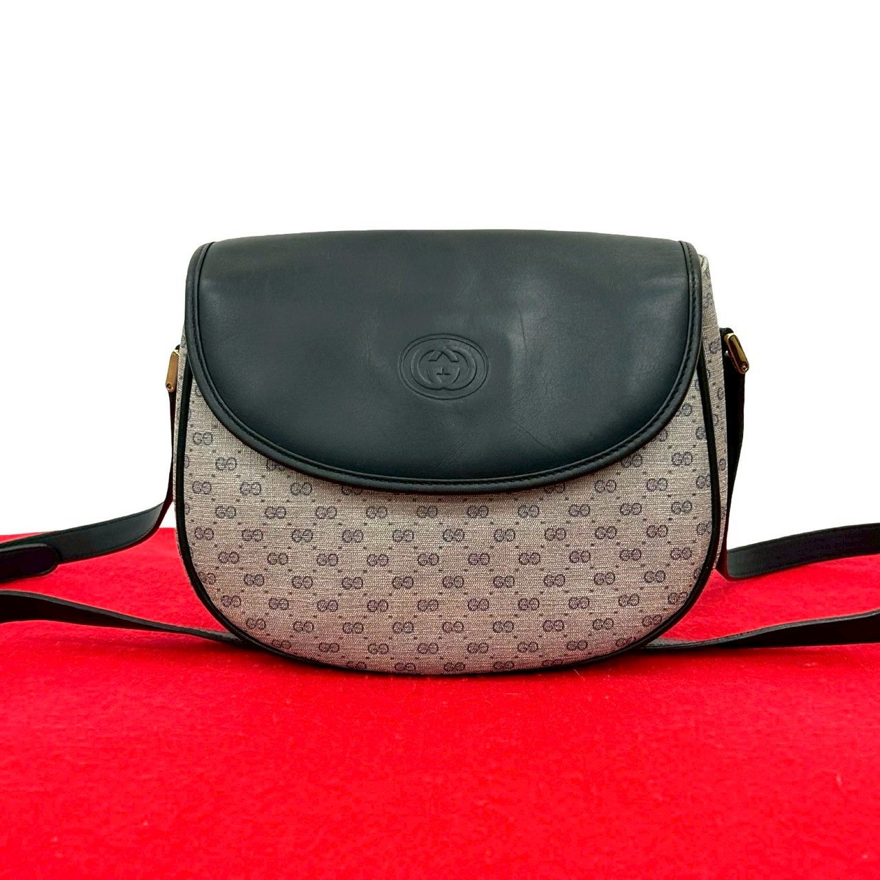 極 美品 希少品 GUCCI グッチ オールドグッチ マイクロGG ロゴ 極 美品 希少品 GUCCI グッチ オールドグッチ マイクロGG ロゴ