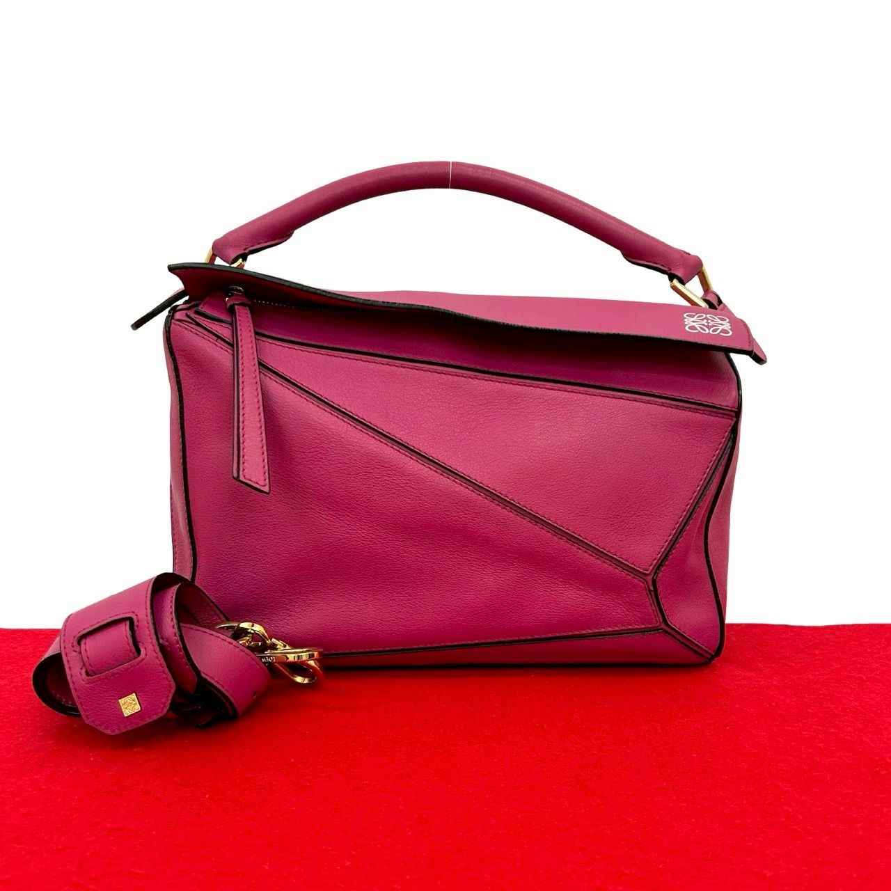LOEWE パズルショルダーバッグ 美品 LOEWE パズル ミニ ショルダー 
