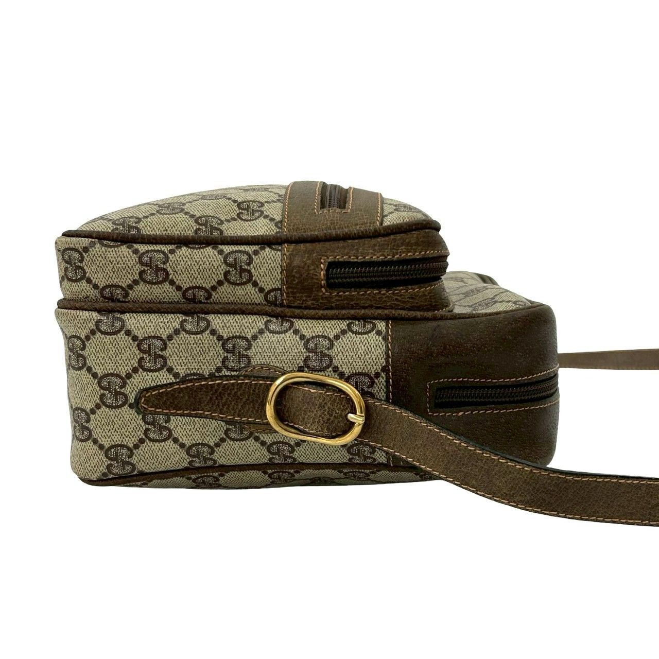 極 美品 GUCCI グッチ オールドグッチ ヴィンテージ GG ロゴ 金具 